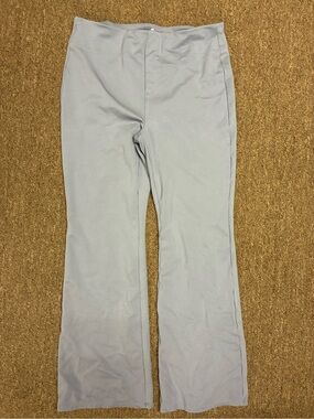 HALARA Light Gray Flare Knit Pants